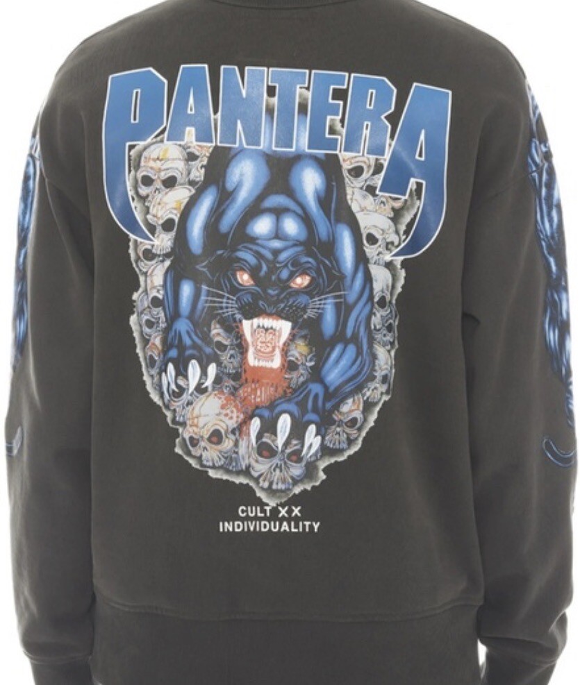 Pantera X CULT OF INDIVIDUALITY Crew neck Fleece Sweatshirt XL | eBay