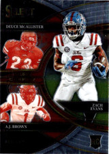 2023 Select Draft Picks Zach Evans AJ Brown Deuce McAllister #SC-OL