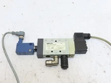 Numatics YDE-V-434-00 Pneumatic Solenoid 5/2 Valve With Spool Sensing 24VDC Coil
