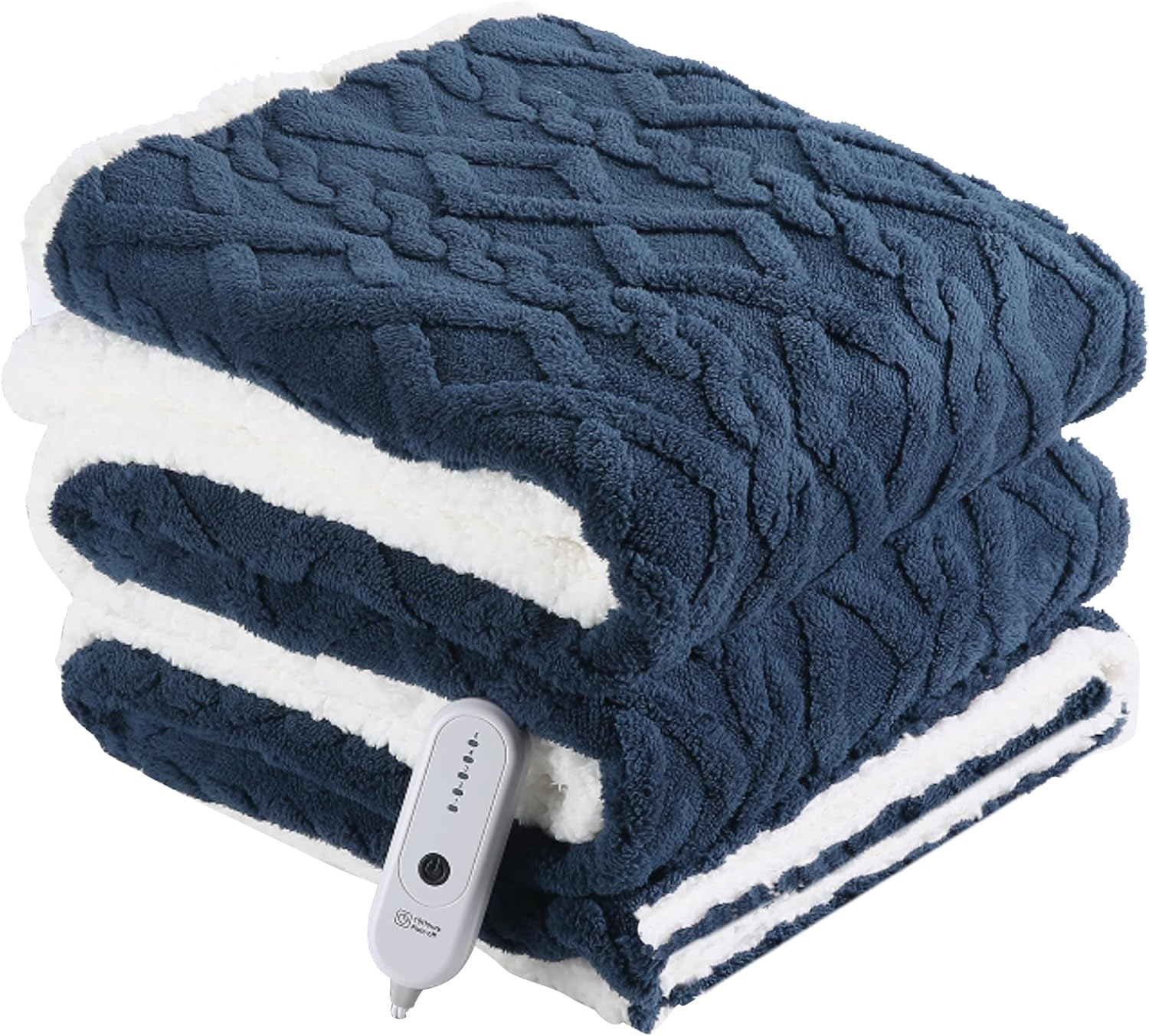 Twin Size Extra-Thick Electric Heating Blanket with 10-Hour Auto Shutoff for Warmth & Safety