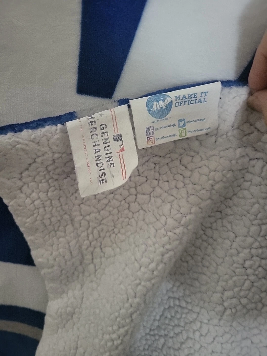 LA Dodgers Blanket Genuine Merch. Northwest. 48"×60"