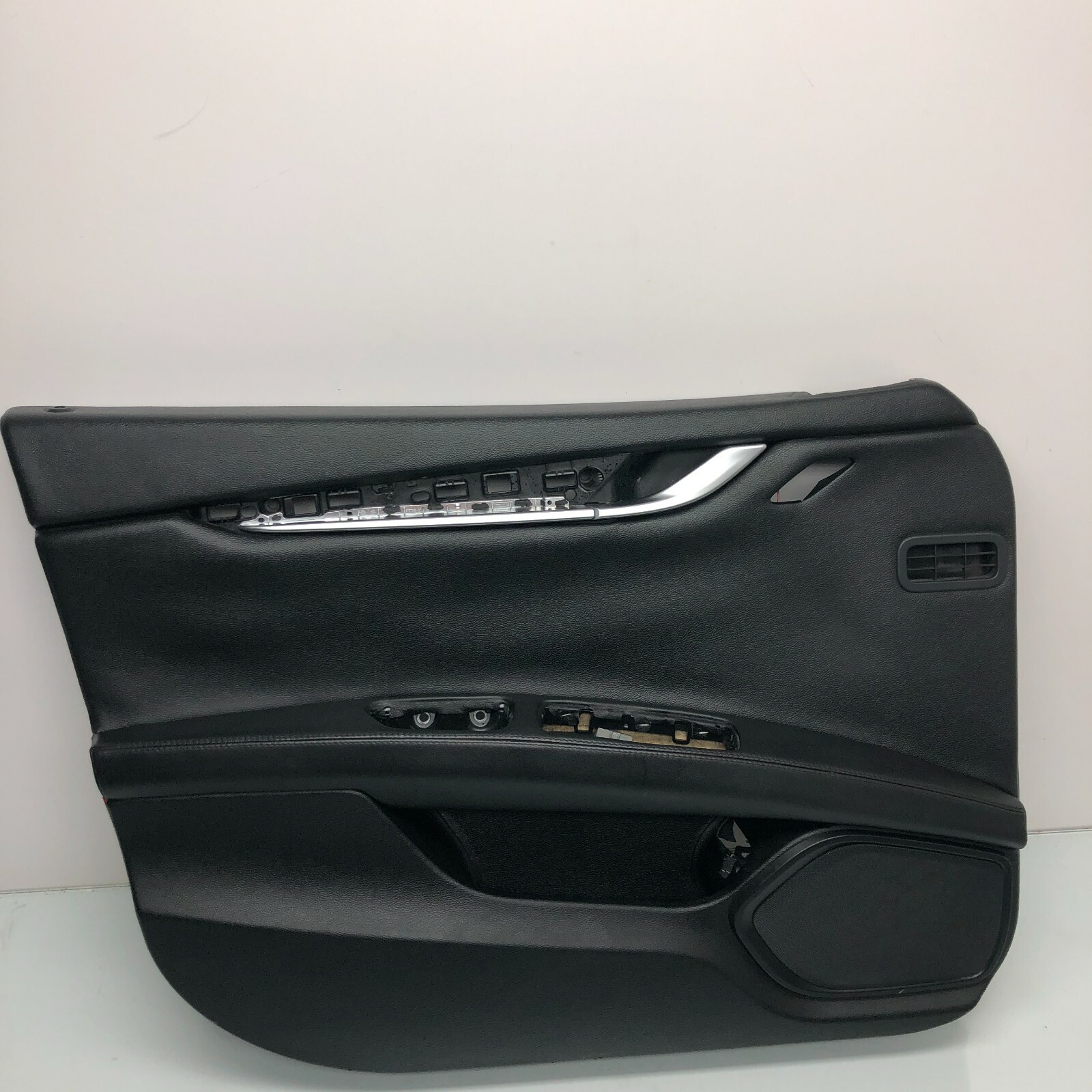 2014 - 2017 Maserati Ghibli Driver Left Front Interior Door Panel Black OEM