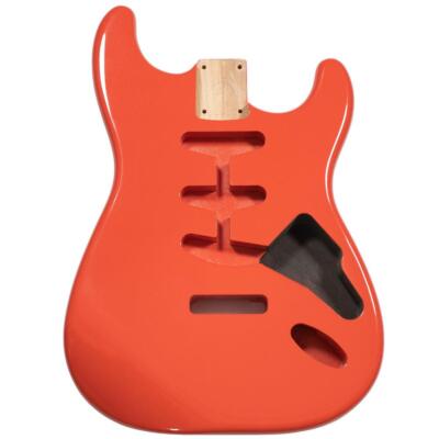 Stratocaster kompatibler Gitarrenkörper SSS - Fiesta Red