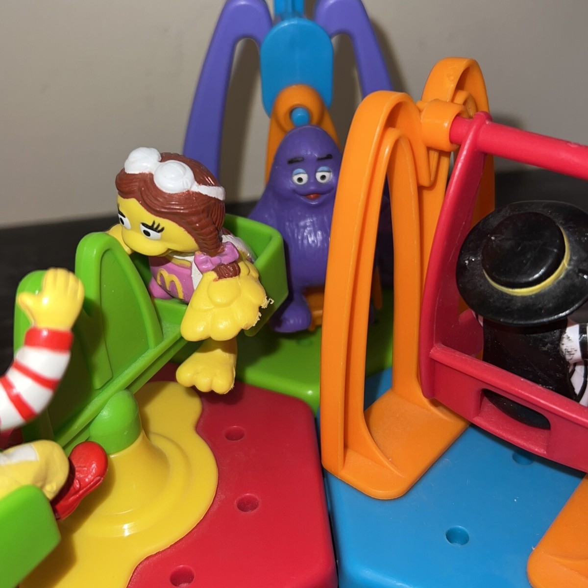 McDonalds Happy Meal Toys 1990 McDonald Land Playground w/ 4 PVC