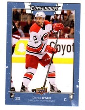 2017-18 Upper Deck 🥅 Compendium 🌀 BLUE #351 Derek Ryan CAROLINA HURRICANES 🥅