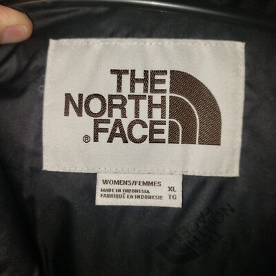 ノースフェイス　　ＸＬ NEW North Face 600 Down Jacket Womens XL Crop Hood Winter Retro