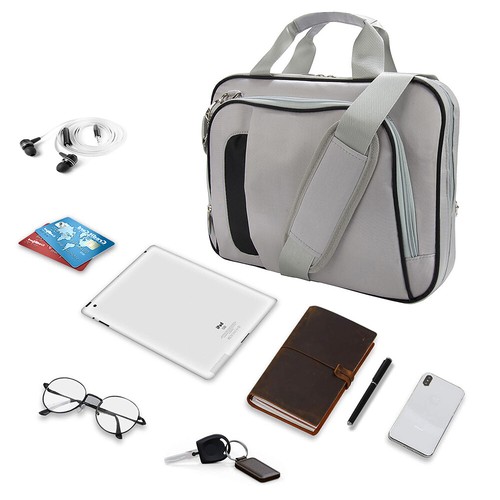 Nylon Laptop Bag Tablet Case Cover For 10" iPad Pro 11 / iPad 9th / iPad Air 5 - Picture 7 of 7