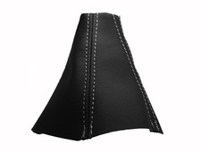 Weiß Faden Echtlede Schaltmanschette Schaltsack Für HYUNDAI TUCSON 2004-2010