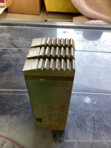 3 RIDGID 7/8"-9 UNC BOLT THREADING DIES HS UNIVERSAL HEADS - Picture 6 of 8