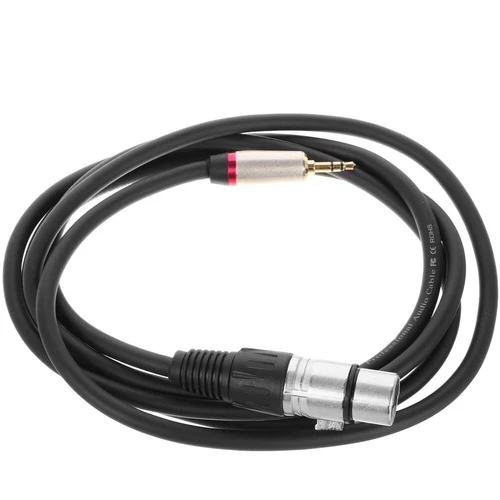 3-Pin Mini XLR Female Audio Cable to Mini XLR Head Cables Cord Adapter
