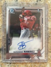 2021 Bowman Chrome 1st Alexander Ramirez Auto!🔥 Angels (I)