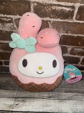 Squishmallows My Melody Ice Cream Waffle Cone Plush Hello Kitty And Friends 12in