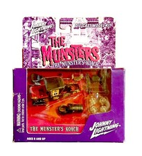 RARE Vintage 2002 Munster's KOACH Johnny Lightning Diecast Model Kit, NIB