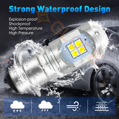 6000K White LED HeadLight Bulb H6M For Suzuki LTZ 400 Z400 QUADSPORT 2003-2008 - Picture 4 of 10