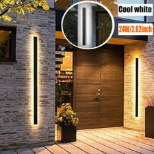 Long Strip Wall Lights Sconce Exterior Modern Waterproof Outdoor Indoor LED Lamp