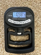 Grip Strength Tester 265 Lbs / 120 Kgs Digital Hand Dynamometer Grip Strength NE