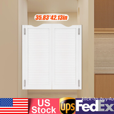 A Pair Half Partition Doors, Bar Counter Corridor Garden Entrance Partition Door