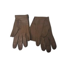 Vintage French Dayton's Brown Leather Gloves Size 7 Soft 15" Long
