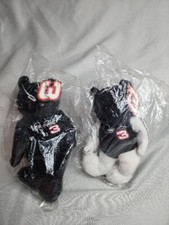 2001 3 Dale Earnhardt Gold'n Bears Bean-Bag Plush LOT of 2