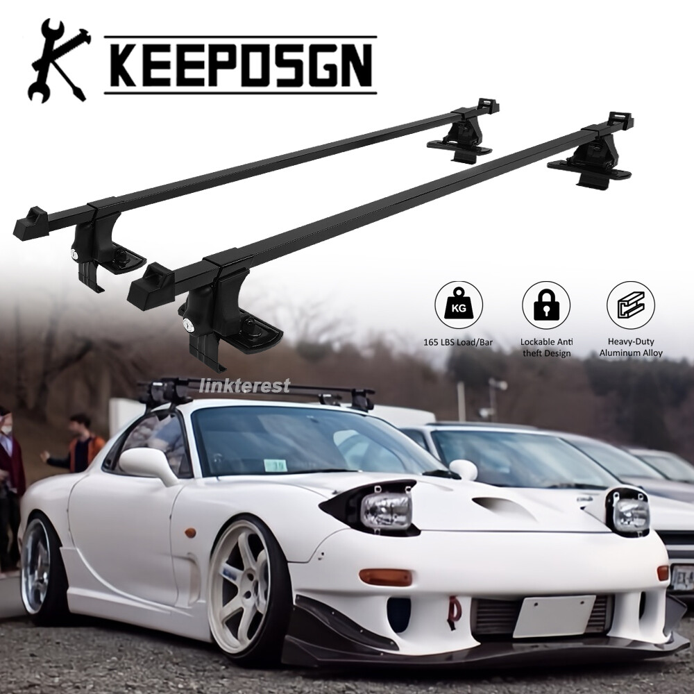 for Mazda rx-7 Top Roof Racks Cross Bars Cargo Carrier Luggage