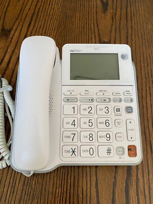 AT&T CL4940: Corded Phone w/ Answering System & Backlit Display. Large ...