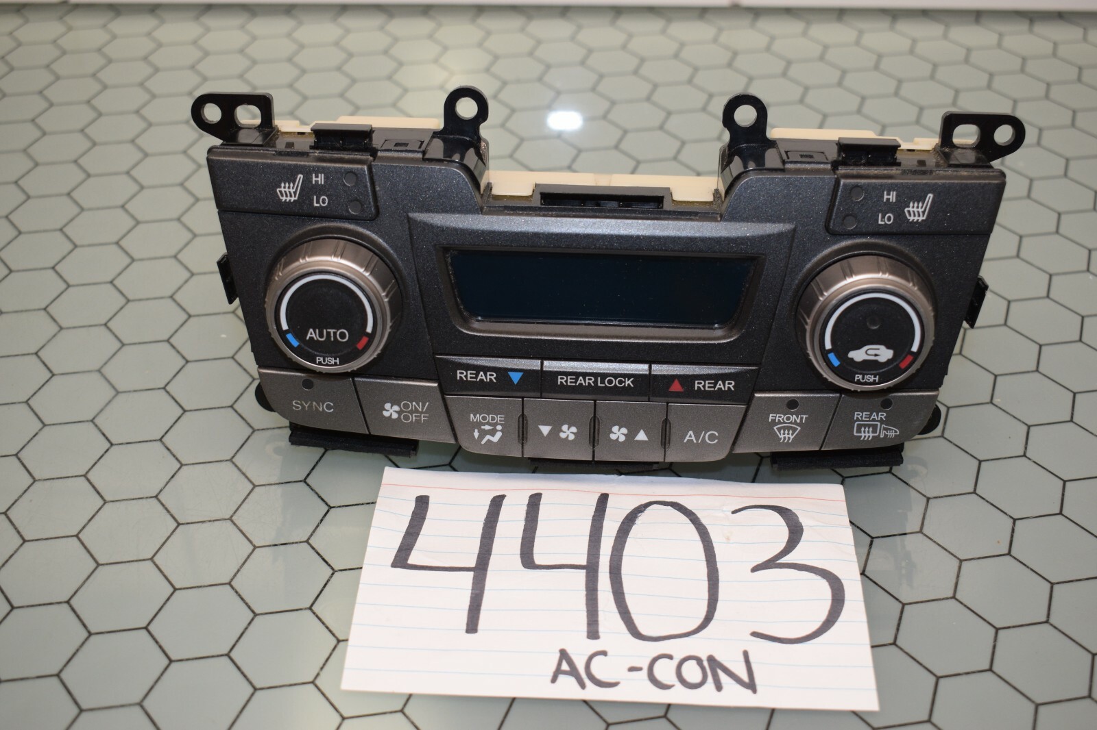 11 12 13 14 15 16 17 Honda Odyssey AC and Heater Control Used Stock #4403-AC 