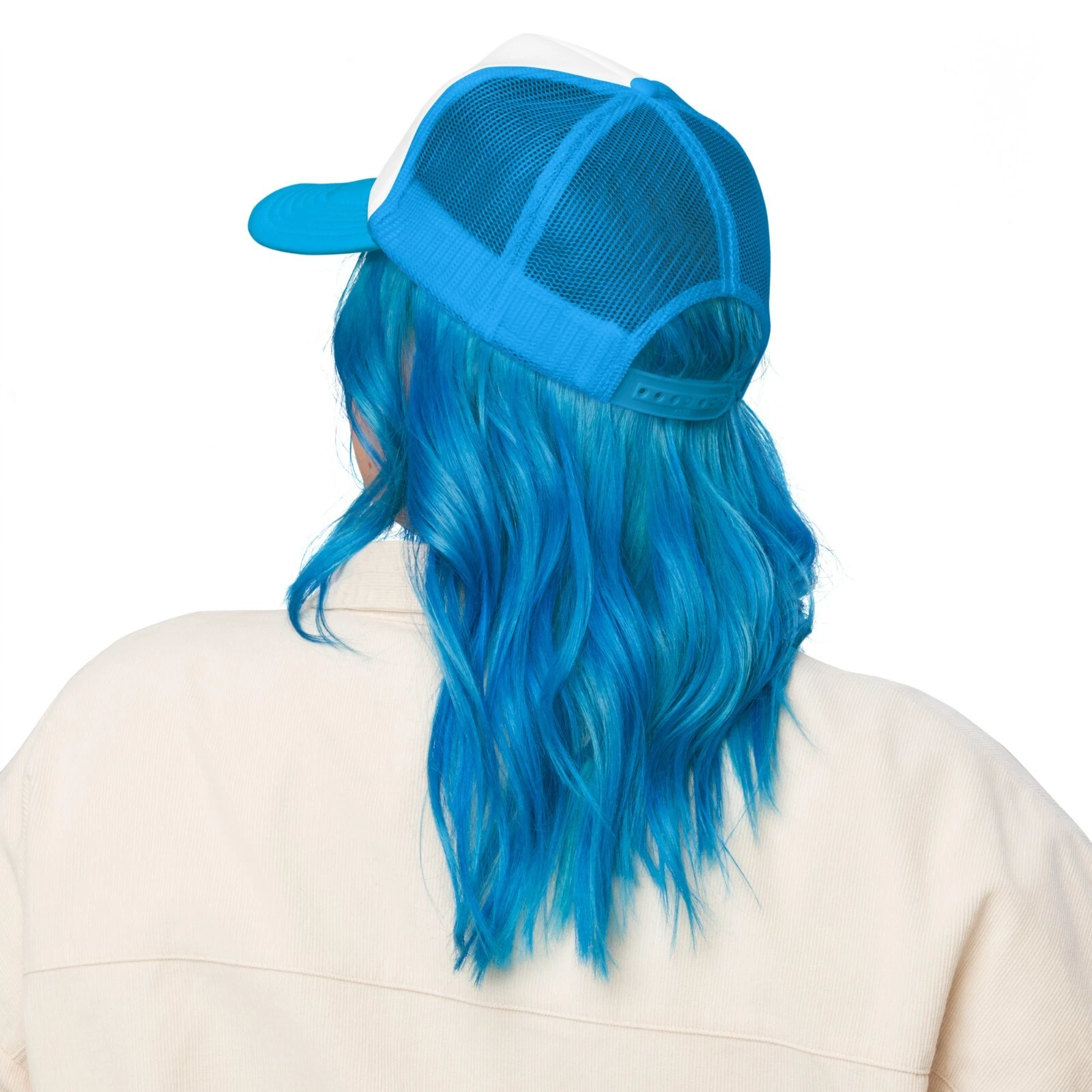 Palm Trees Embroidered Foam trucker hat