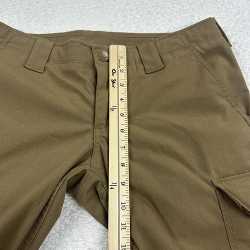 Under Armor Women’s Cargo Pants Size 10 Ripstop Brown Tactical Pockets - Picture 8 of 10