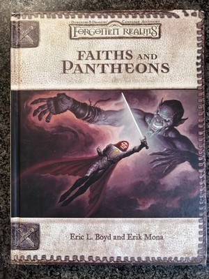   FAITHS AND PANTHEONS   D&D 3.0 3.5 Forgotten Realms Campaign Deities WotC Qm41