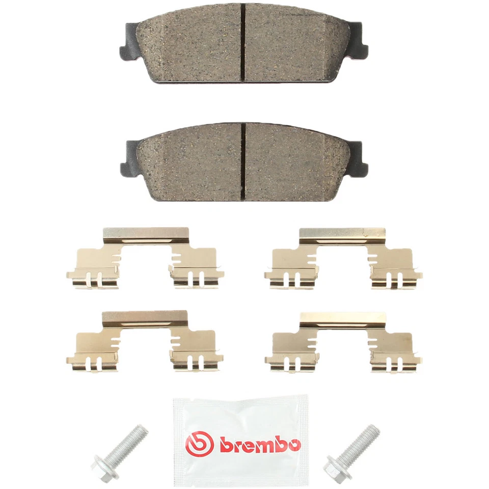 Pastillas de rotores de freno delanteros traseros OE Brembo para Cadillac Escalade EXT 2008-2013 Foto 2 de 4