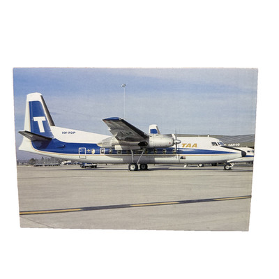 Postkarte Ansichtskarte AK Flugzeug Luftfahrt Trans Australia Airlines Fokker
