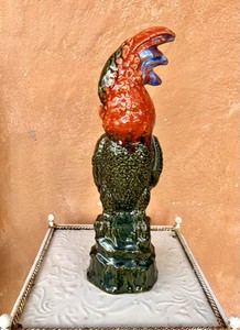 Figurine Perroquet Rétro En Laiton – Ornement Pour Table, Vitrine, Décoration | Accrocheur Déco