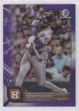 2022 Bowman Chrome Purple Refractor 242/250 Yordan Alvarez #36 s3g