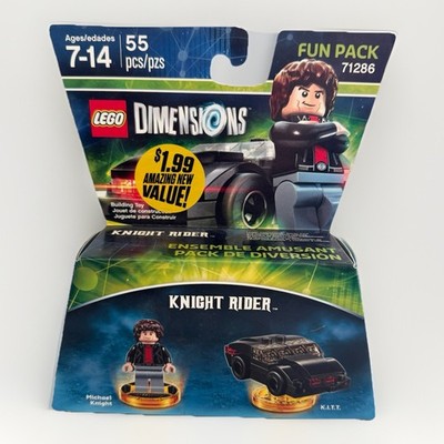 LEGO Dimensions Fun Pack 71286 Knight Rider Michael Knight K.I.T.T. 3-in-1