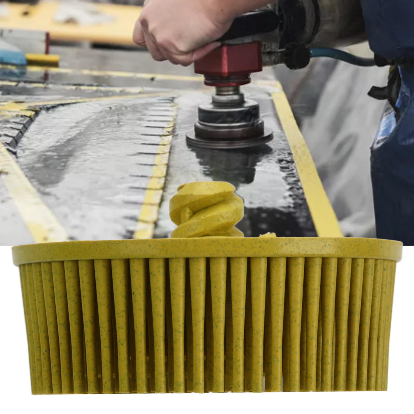 2 Inch Bristle Disc Grit Abrasive Bristle Shank Attachment Disc For Remove Burr