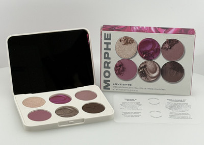 Morphe ChromaPlus Rich Glitch Eyeshadow Palette 6 Shades Matte Shimmer 7.5g, NIB