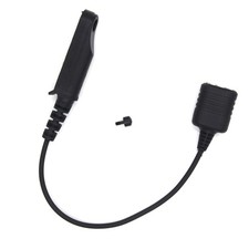 Walkie Talkie Audio Cable Adapter K Head Plug For Baofeng BF-9700 UV-XR UV-5S