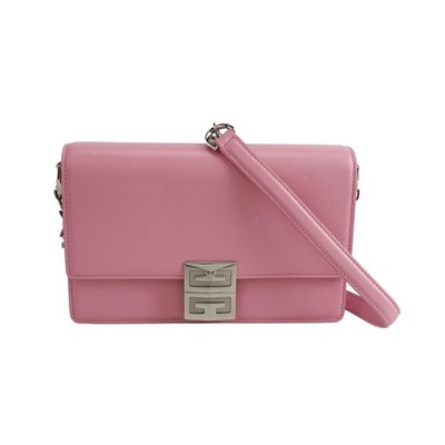 Givenchy Small 4G Bag In Box Leather With Chain 'Baby Pink' - Excellent #117ZW08