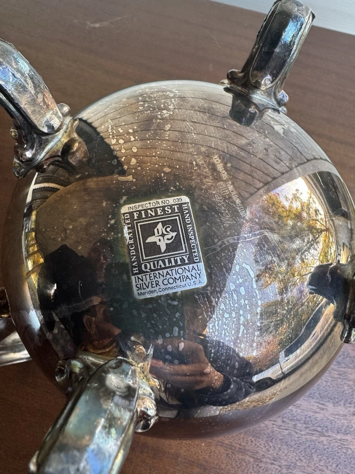 Jarro de água vintage Webster Wilcox International Silver Co. Silverplate – EUA - Imagem 4 de 4