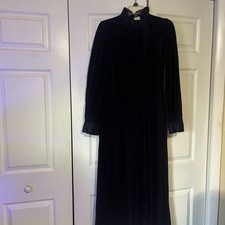 Vintage Velvet Nightgown - Donna Richard For Gillian O'Malley - Women Medium
