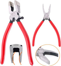 2Pc Glass Cutting Running and Breaking Pliers Kit