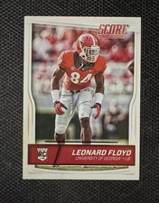 Panini 2016 Score Rookie Leonard Floyd #408 Georgia Bulldogs Football Card. rookie card picture