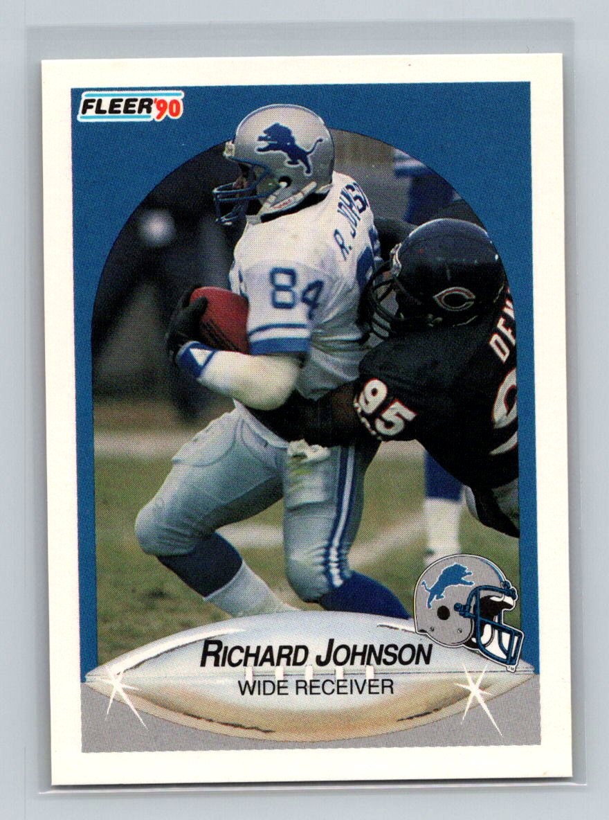 Richard Johnson 1990 Fleer #281 RC