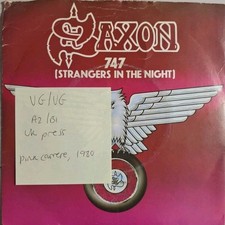 Saxon 747 Strangers In The Night Vinyl Record 7" VG/VG