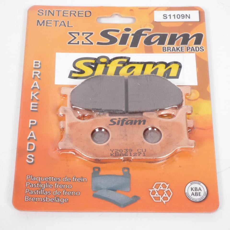 Plaquette de frein Sifam pour réparer le freinage avant de Yamaha XJ600 Diversion