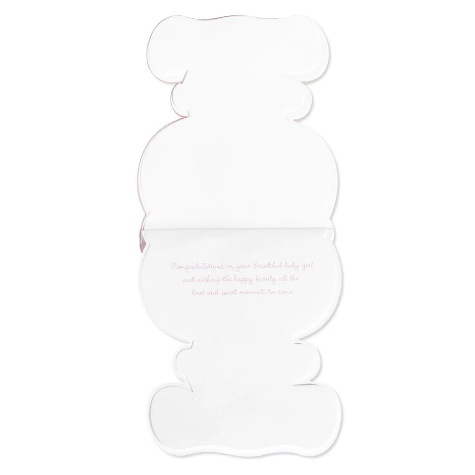 Hello Kitty Baby Girl Greeting Card With Felt Attachments And Envelope - Image 2 of 4