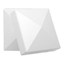  2 Pcs Deck Railing Parts Fence Toppers for Privacy Dock Pole Caps