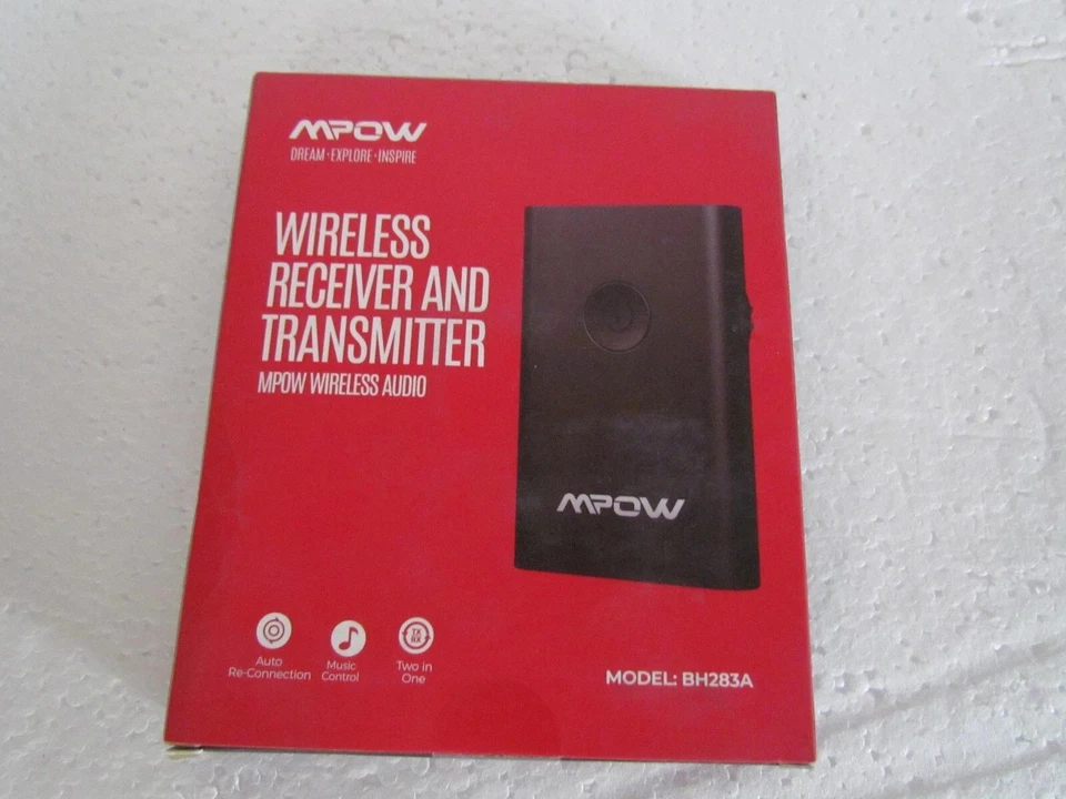 Receptor y transmisor Mpow audio inalámbrico reconexión automática - BH283A Foto 2 de 4