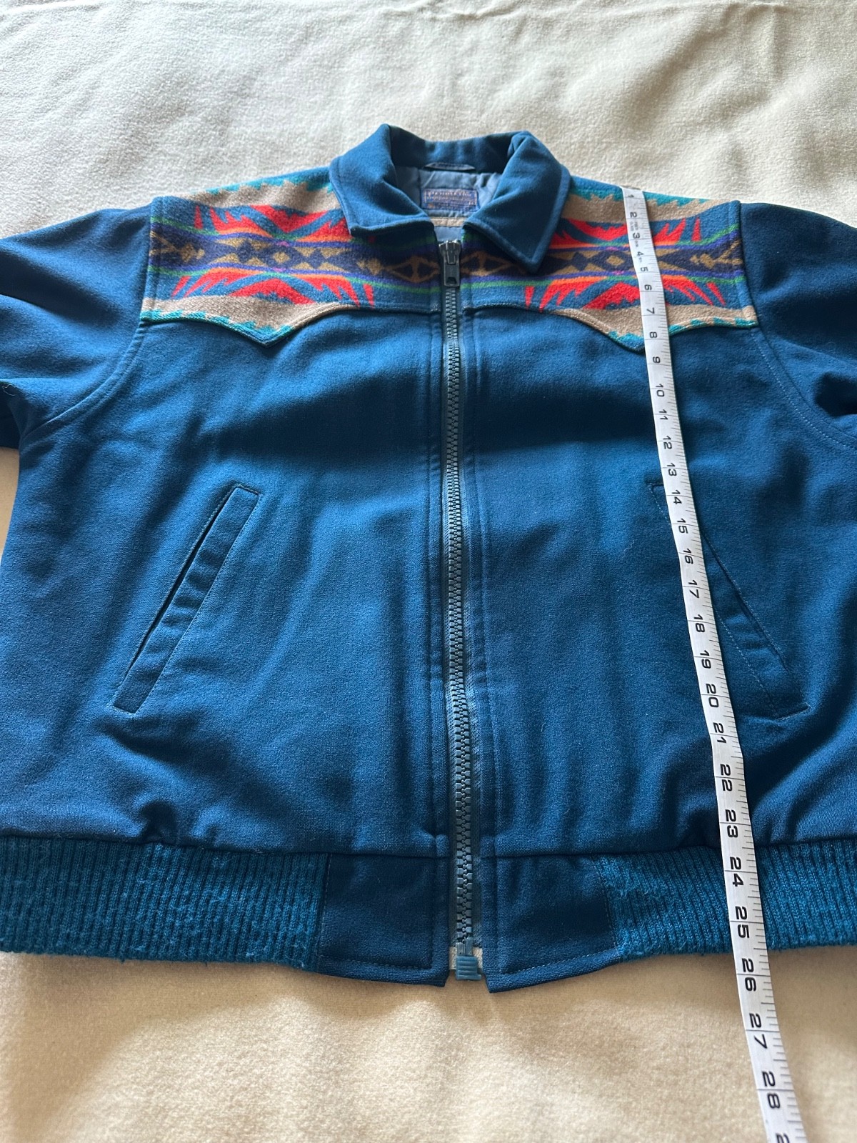 Pendleton Jacket Mens Large Aztec High Grade West… - image 14