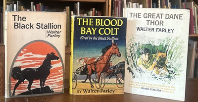 #ad Walter Farley Lot of 3 Black Stallion Blood Bay Colt Thor HCDJ Vintage VG $45.93